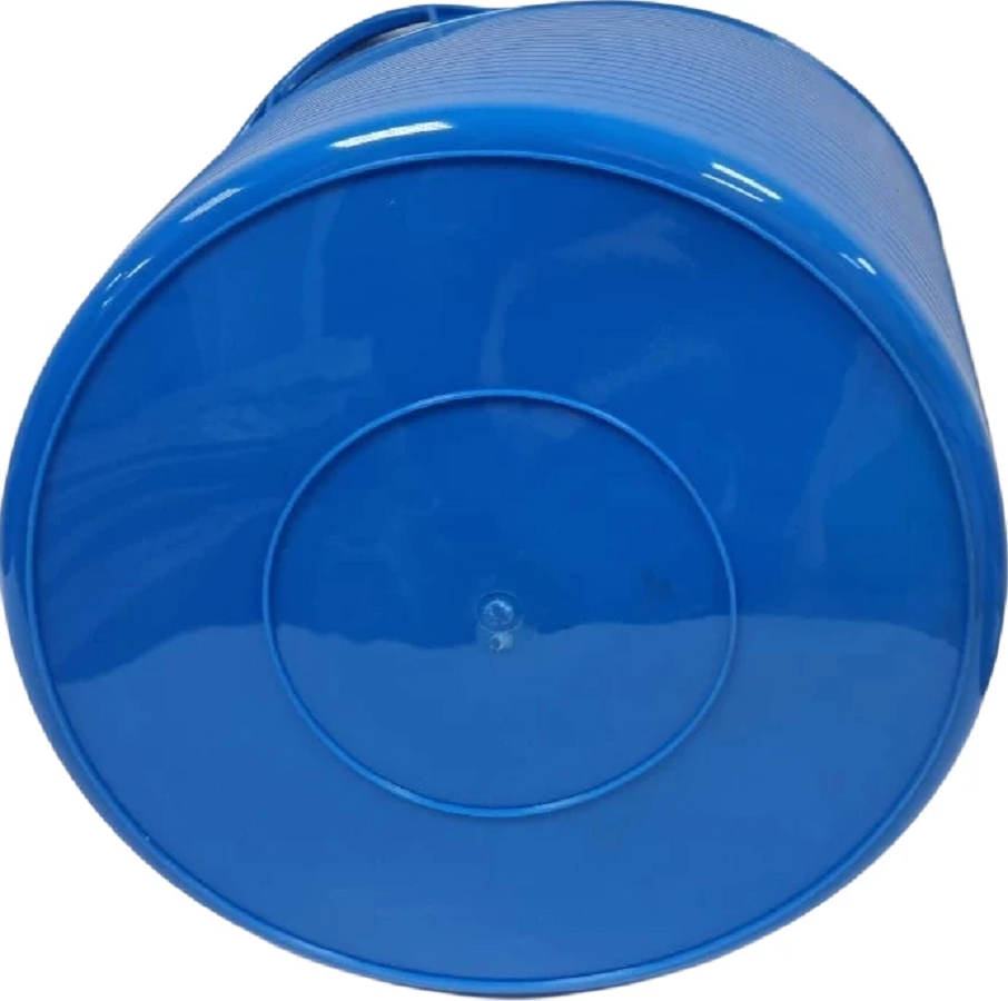 Тазик - кормушка гибкий 42 л с ручками, из пищевого пластика, D дна 34 см, верх 46 см, h= 34 см, резина 3,5 мм, Китай