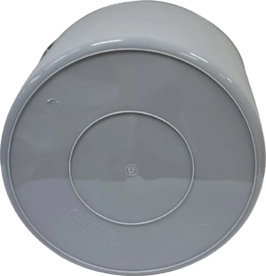 Тазик - кормушка гибкий 42 л с ручками, из пищевого пластика, D дна 34 см, верх 46 см, h= 34 см, резина 3,5 мм, Китай