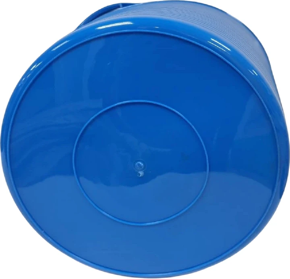 Тазик - кормушка гибкий 42 л с ручками, из пищевого пластика, D дна 34 см, верх 46 см, h= 34 см, резина 3,5 мм, Китай