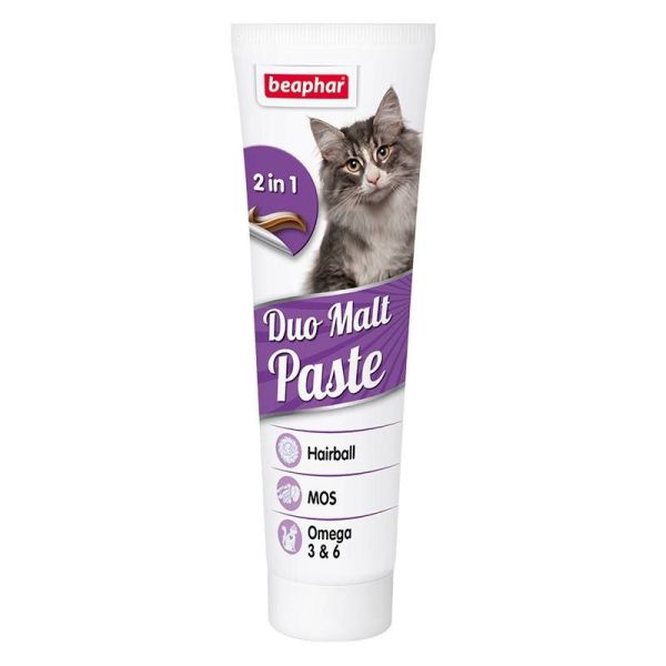 Beaphar: "Duo Malt Paste" паста для очистки кишечника, 100 гр