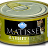 Корм влажный Matisse Mousse Rabbit, мусс с кроликом для взрослых кошек, 85 гр.