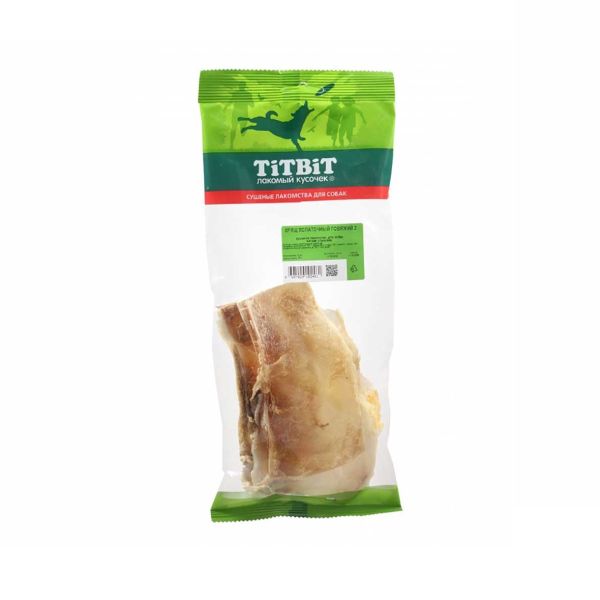 TiTBiT: хрящ лопаточный говяжий 2, мягкая упаковка, 2 шт., 78 гр.
