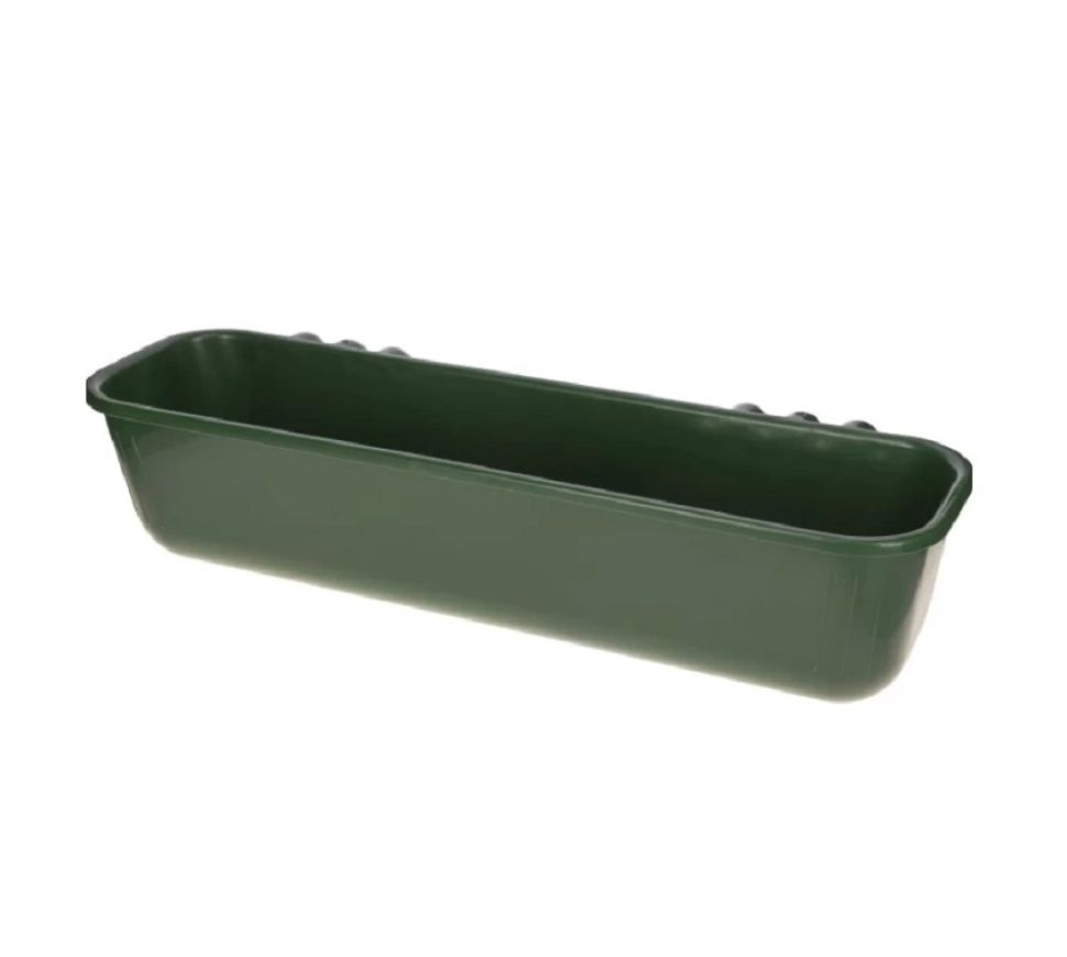 Кормушка подвесная длинная усиленная, армированный стекловолоконный пластик,  42 - 44 л., ширина 100 см, глубина 35 см, Китай