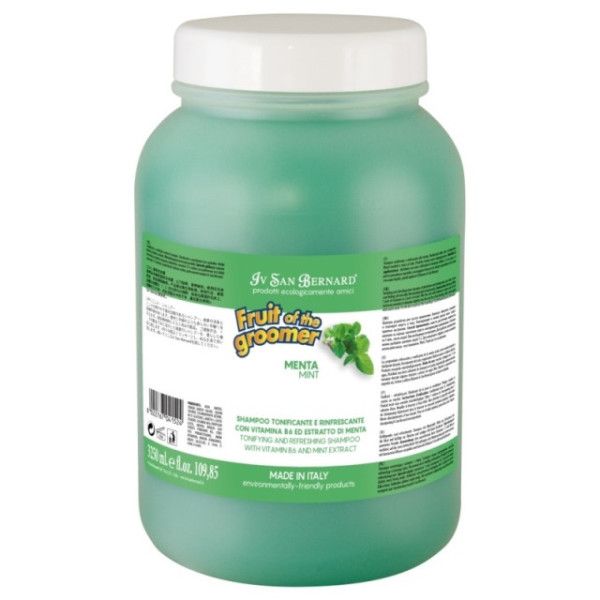 ISB: Fruit of the Grommer Mint, Шампунь для любого типа шерсти, с витамином В6, 3,25 л