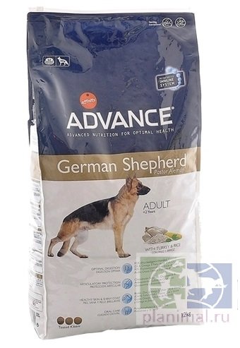 Advance корм для немецких овчарок German Shepherd, 12 кг