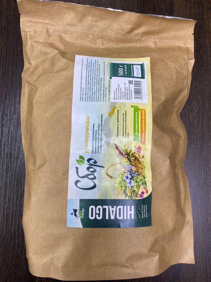Идальго: Дубль Сбор урологический, зип-пакет, 500 гр.