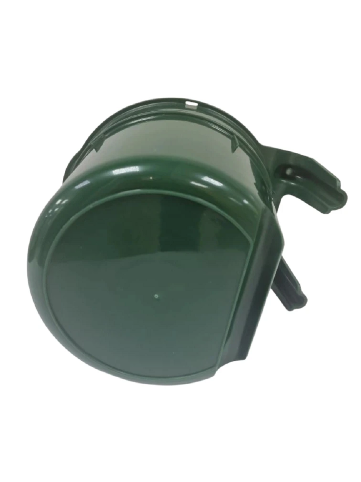 Кормушка / поилка пластик подвесная круглая, усиленная 8 л., D дня 20 см, D верха 25 см, h= 21 см, толщина пластика 4.5 мм, Китай