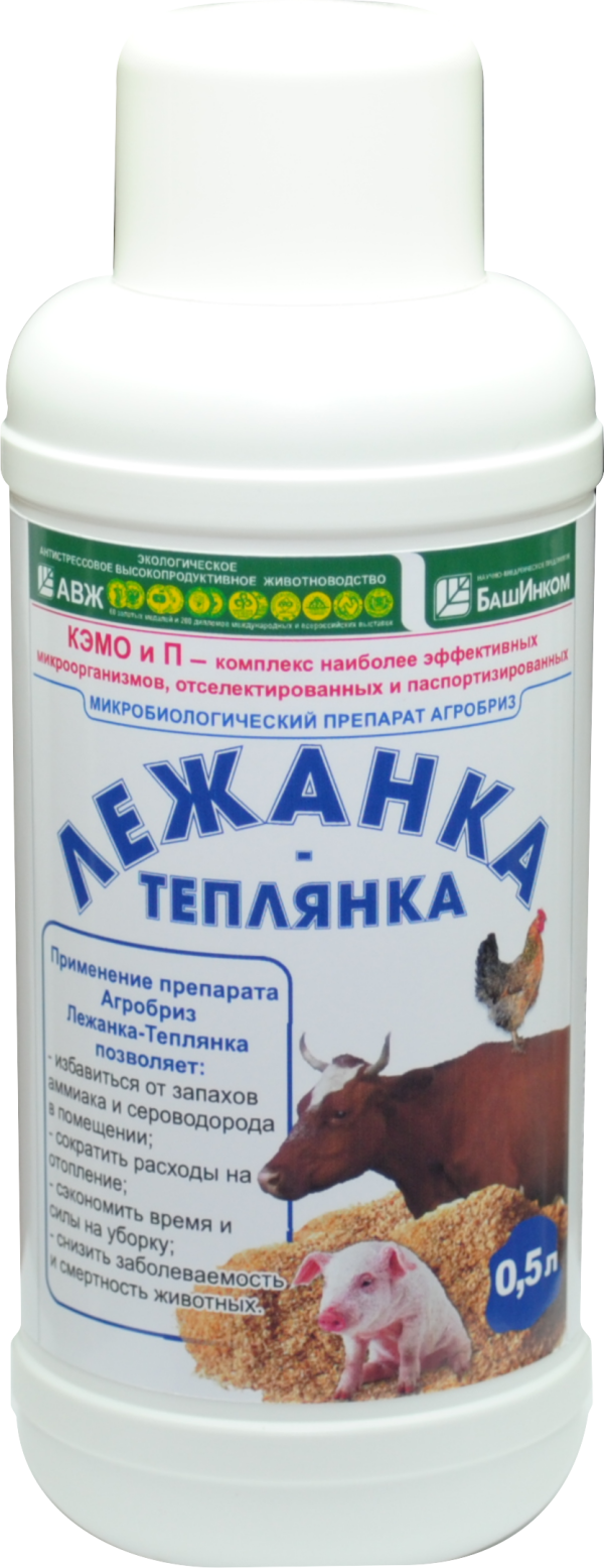 БашИнком: Микробиологический препарат ЛЕЖАНКА-ТЕПЛЯНКА жидкая, 0,5 л