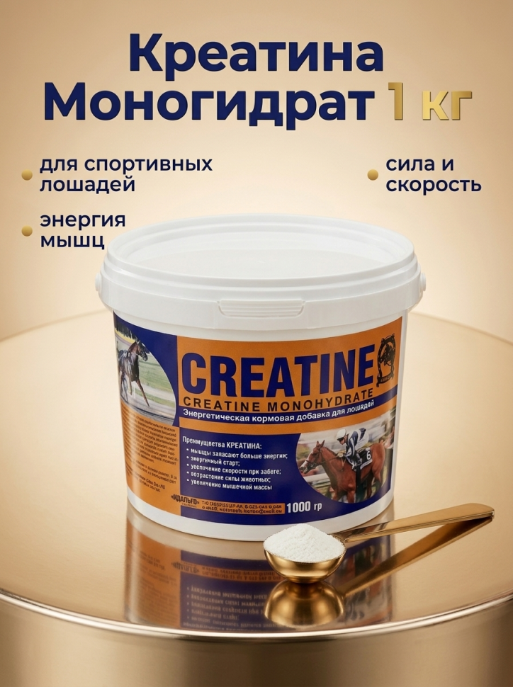 Идальго: Креатина Моногидрат, 1 кг