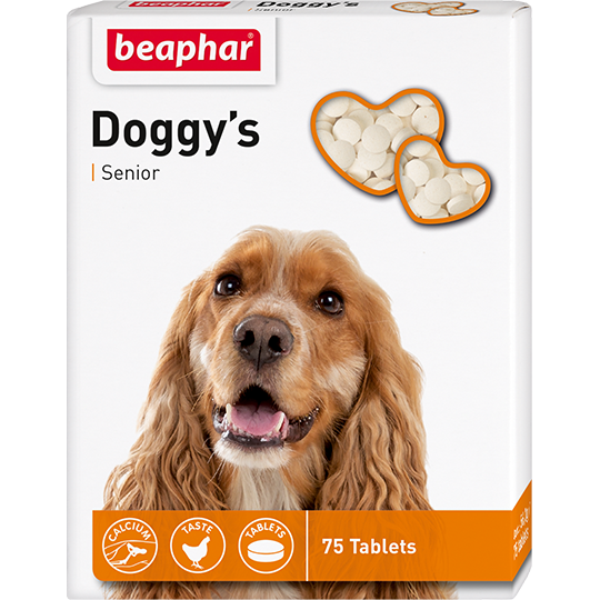 Beaphar: витамины Doggy’s Senior сеньор для собак 75 шт. 