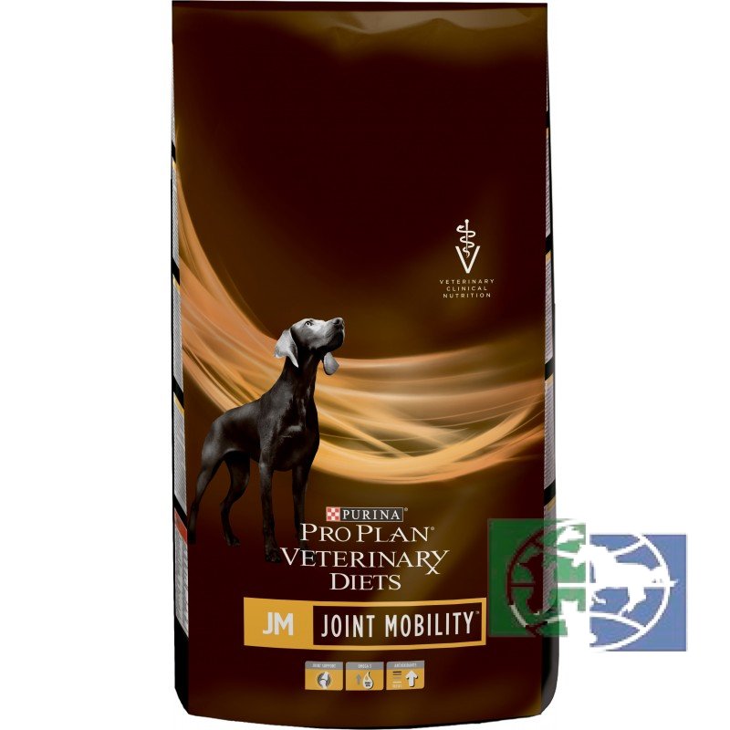Сухой корм Purina Pro Plan Veterinary Diets JM для собак всех пород при заболеваниях суставов, пакет, 3 кг