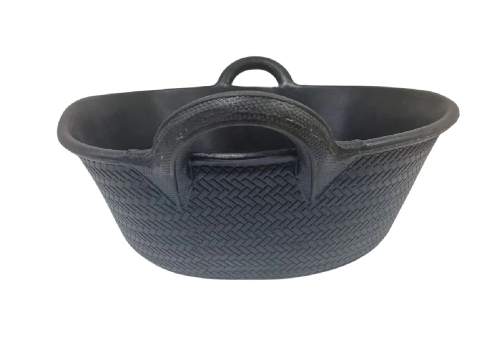 Кормушка резиновая таз, D дна 37 см,  D верха 48 см, h 17 см, объём 20 л., каучук толщиной 7,2 см, Китай