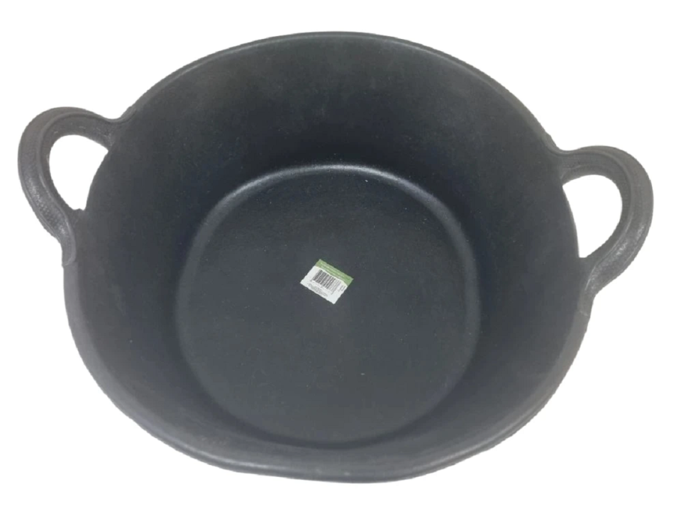 Кормушка резиновая таз, D дна 37 см,  D верха 48 см, h 17 см, объём 20 л., каучук толщиной 7,2 см, Китай