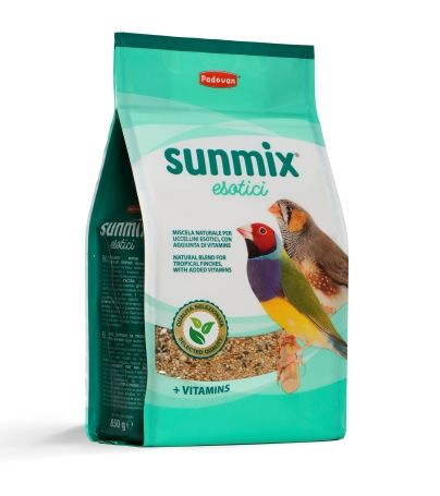 Padovan Sunmix Ecotico комплексный основной для тропических птиц с витаминами и бисквитом, 850 гр.