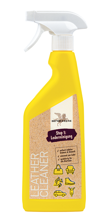 Bense & Eicke: Leather Cleaner - Step 1 Очиститель амуниции спрей, шаг 1, 500 мл