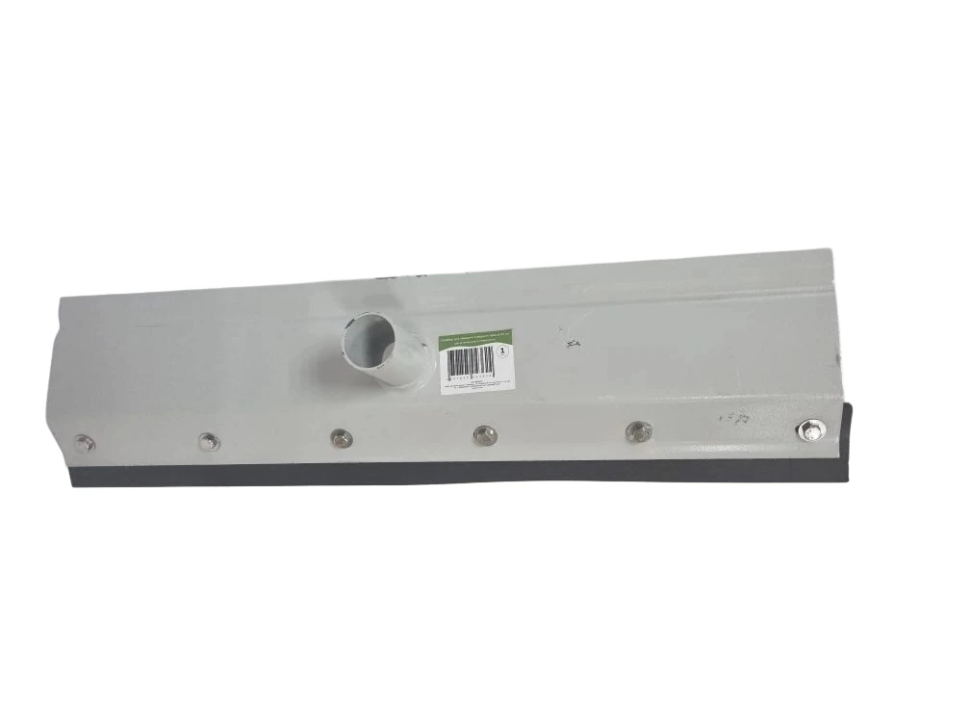 Скребок для твердого и жидкого навоза металл, суперпрочная резина 6,5 мм, 55 х 15 см, без ручки, Китай