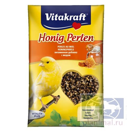 Vitakraft: подкормка Honig Perlen / Медовый жемчуг добавка для канареек,  20 гр.