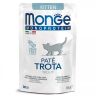 Monge: Cat Monoprotein Pouch, паучи для котят, форель, 85 гр.