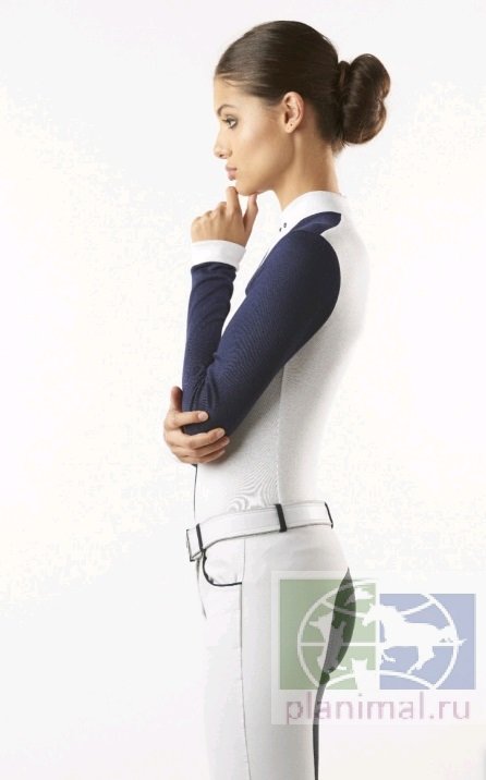Сavalliera: Рубашка женская CHERISH с длинным рукавом, белый/синий, р-р L, 172-309403