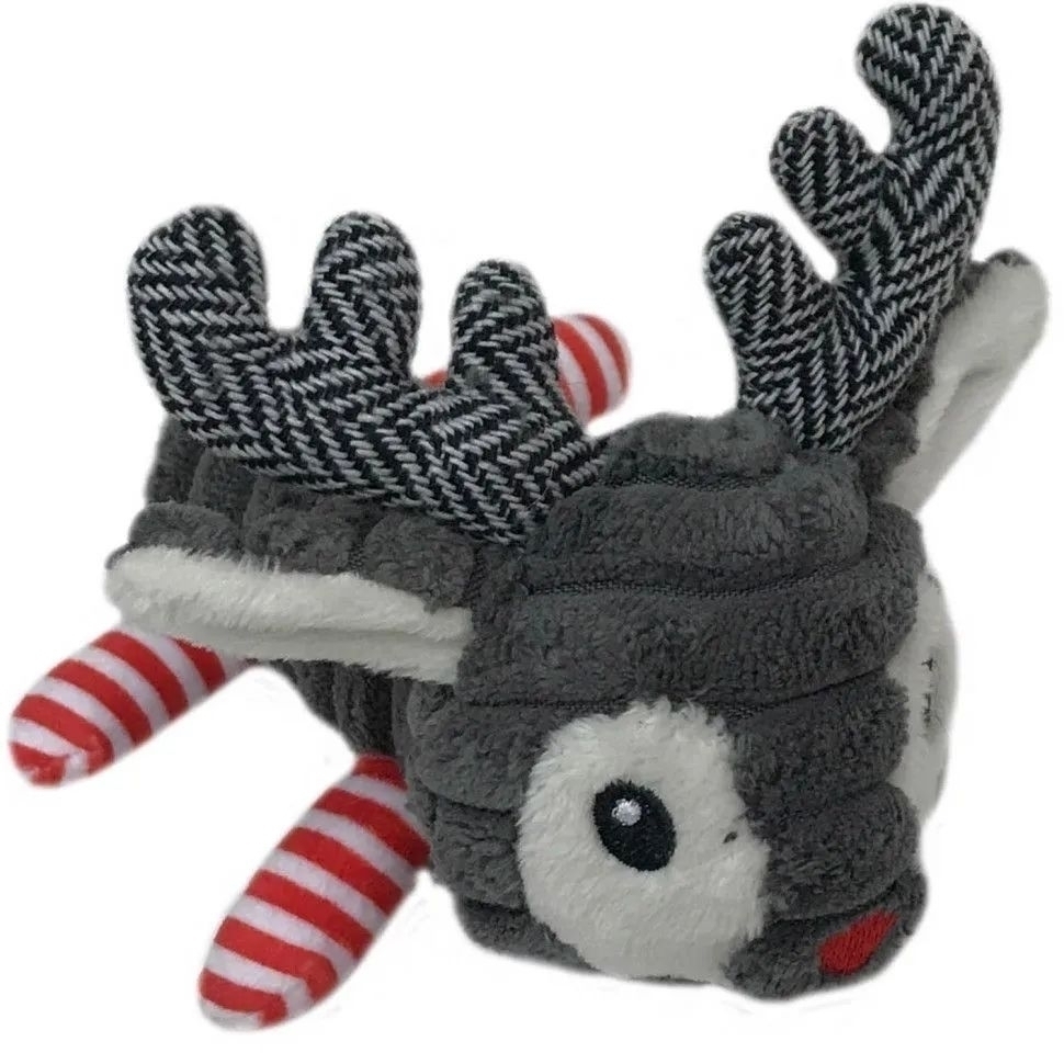 Petpark: игрушка Олень разноцветный, с пищалкой, для собак, 13 см, размер S