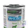 Vet Life Dog Renal корм для собак при заболеваниях мочевыводящих путей в паштете, 300 гр.