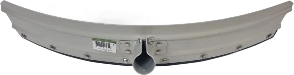 Скребок для твердого и жидкого навоза, полукруглый 66  х 15 см, резина 7,5 см толщиной, Китай