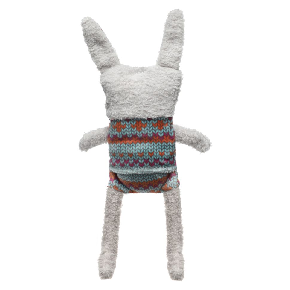 GiGwi Игрушка для собак Зайчик со 2-мя сменными пищалками 23 см, серия PLUSH FRIENDZ, 85129