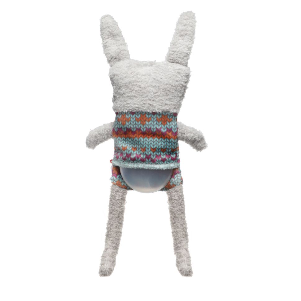GiGwi Игрушка для собак Зайчик со 2-мя сменными пищалками 23 см, серия PLUSH FRIENDZ, 85129