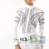Сavalliera: Рубашка женская ETERNITY TECHNICAL с длинным рукавом, белый/черный, р-р S, 172-308413