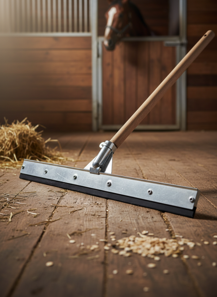 Скребок для уборки навоза цельнорезиновый, черный 65 см, металл, резина 5 мм, без ручки, Китай