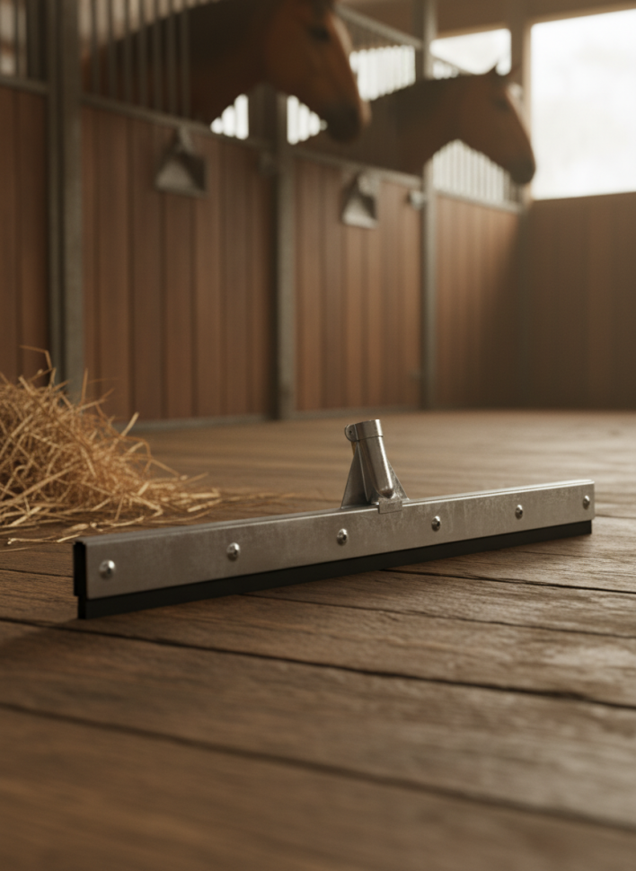 Скребок для уборки навоза цельнорезиновый, черный 65 см, металл, резина 5 мм, без ручки, Китай