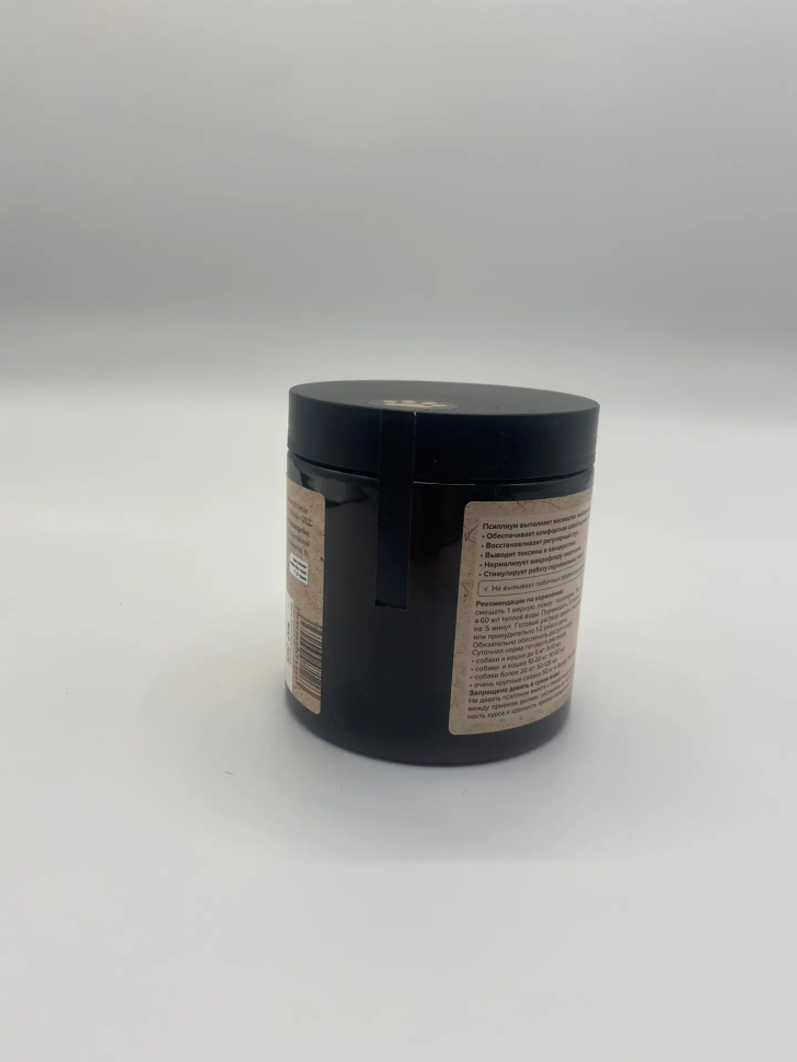 Идальго: ЭкоДог Псиллиум, натуральная клетчатка шелухи семян подорожника для собак, 200 гр.