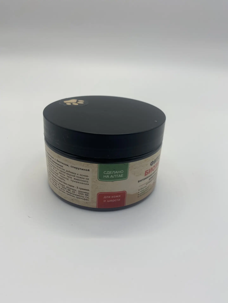 Идальго: ЭкоДог Фито Биотин, витамин В9 для шерсти, кожи и когтей собак, 150 гр.