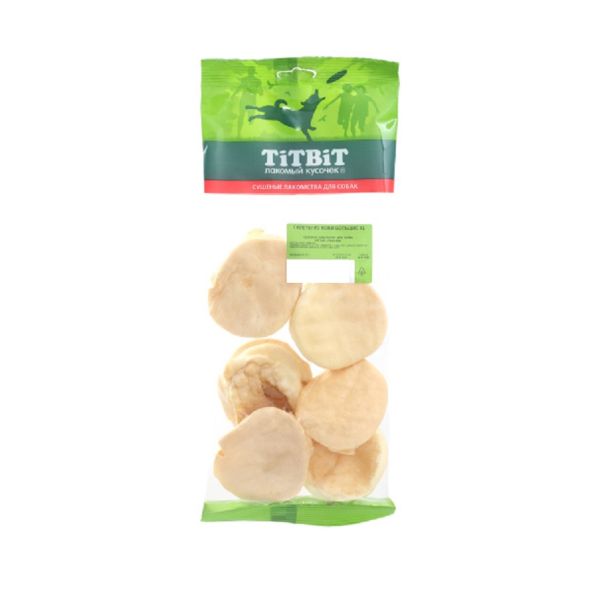 TiTBiT: Галеты из кожи большие XL (мягкая упаковка), 70 гр.