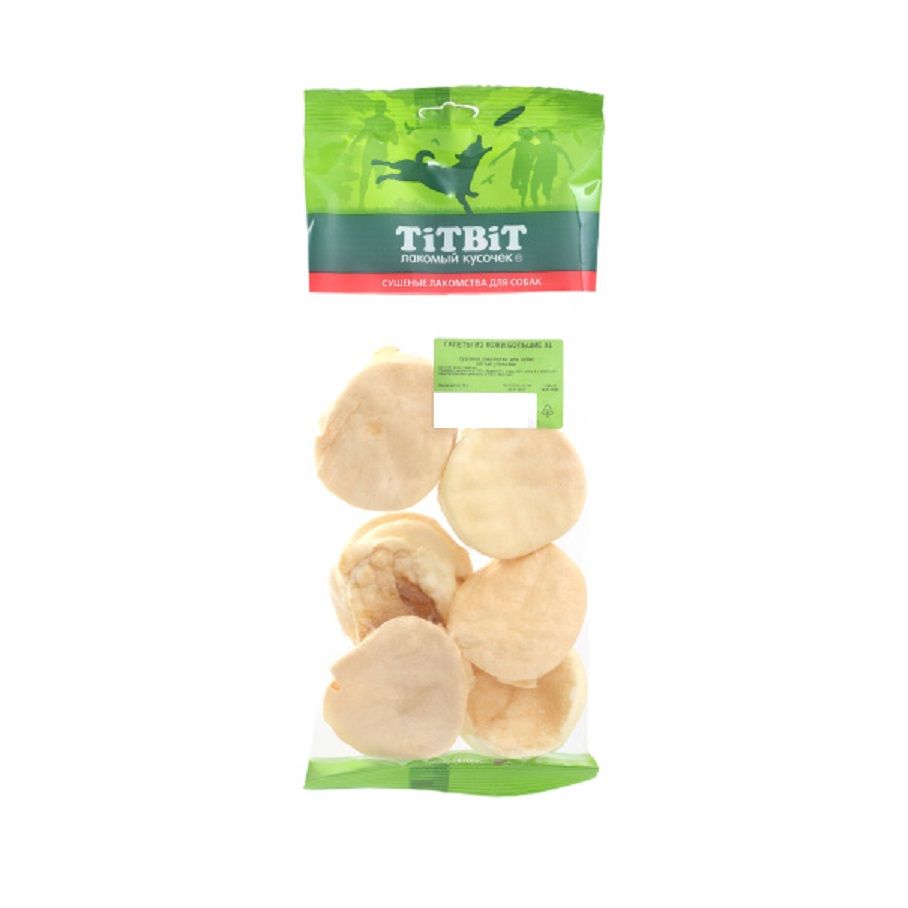 TiTBiT: Галеты из кожи большие XL (мягкая упаковка), 70 гр.