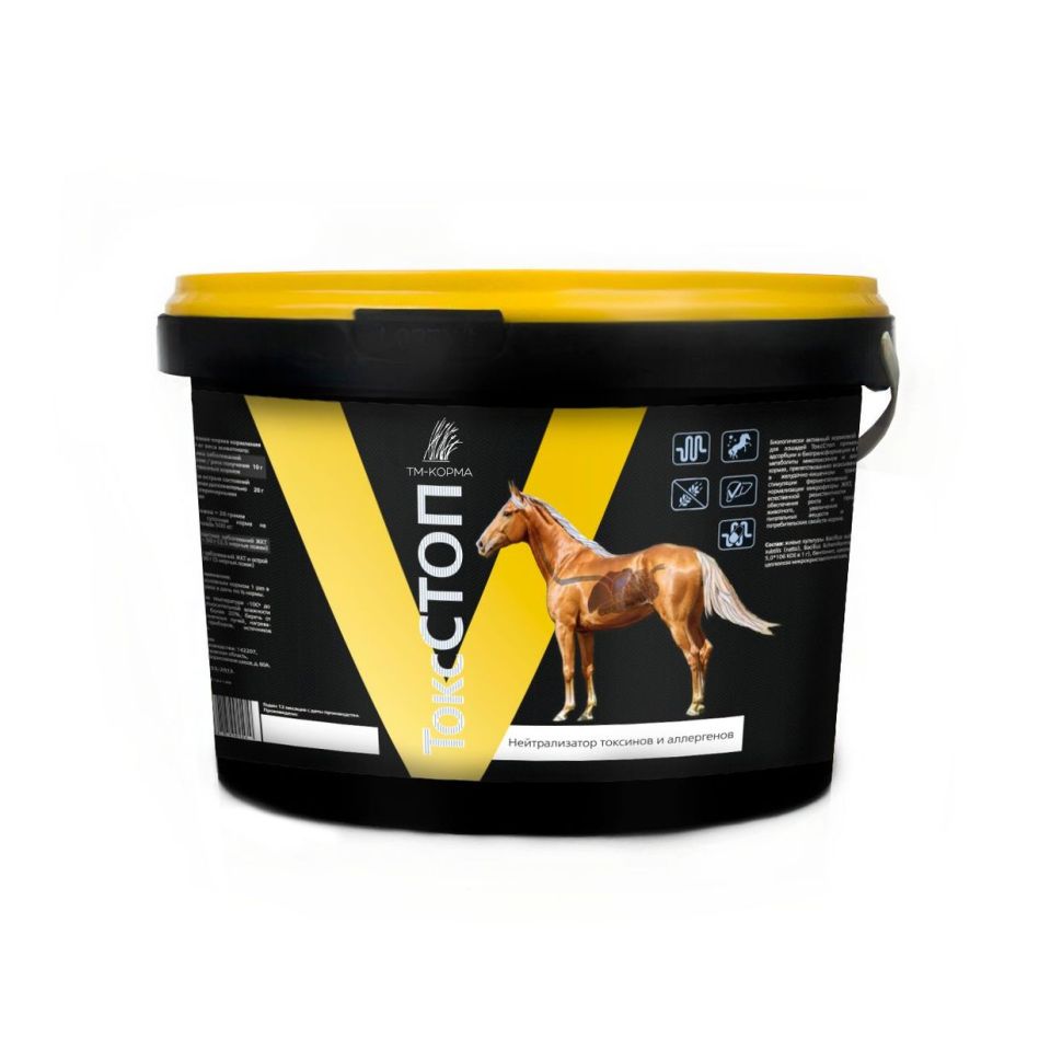 Дикий медведь: ТоксСтоп комплекс против колик и аллергии для лошадей 3.5 кг