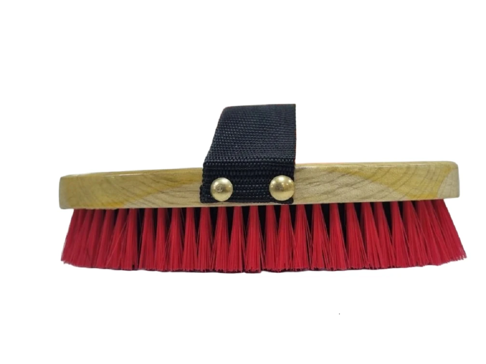 Щетка с искусственным ворсом 26.5 мм, средней жесткости, черная,  19 x 8 x 5 см, арт. 06028а