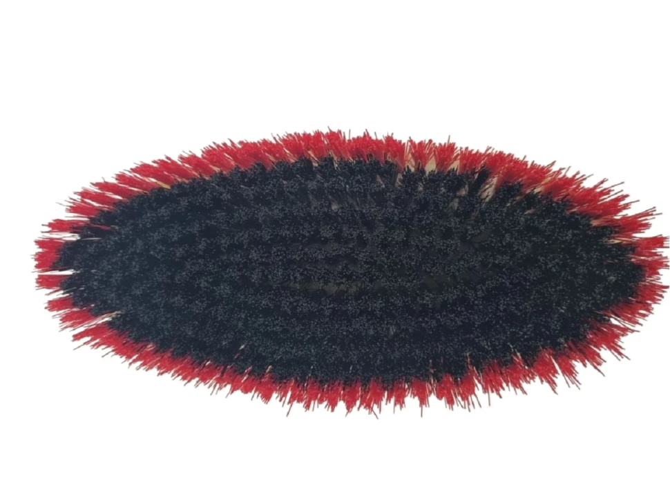 Щетка с искусственным ворсом 26.5 мм, средней жесткости, черная,  19 x 8 x 5 см, арт. 06028а