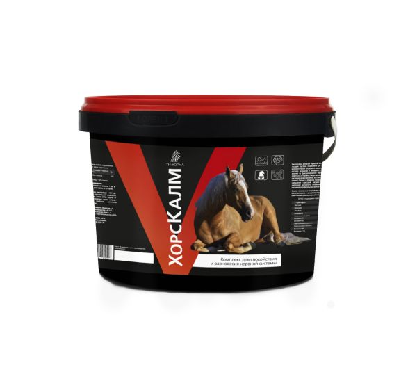 ТМ-Корма: ХорсКалм  успокаивающая подкормка для лошадей 1,5 кг