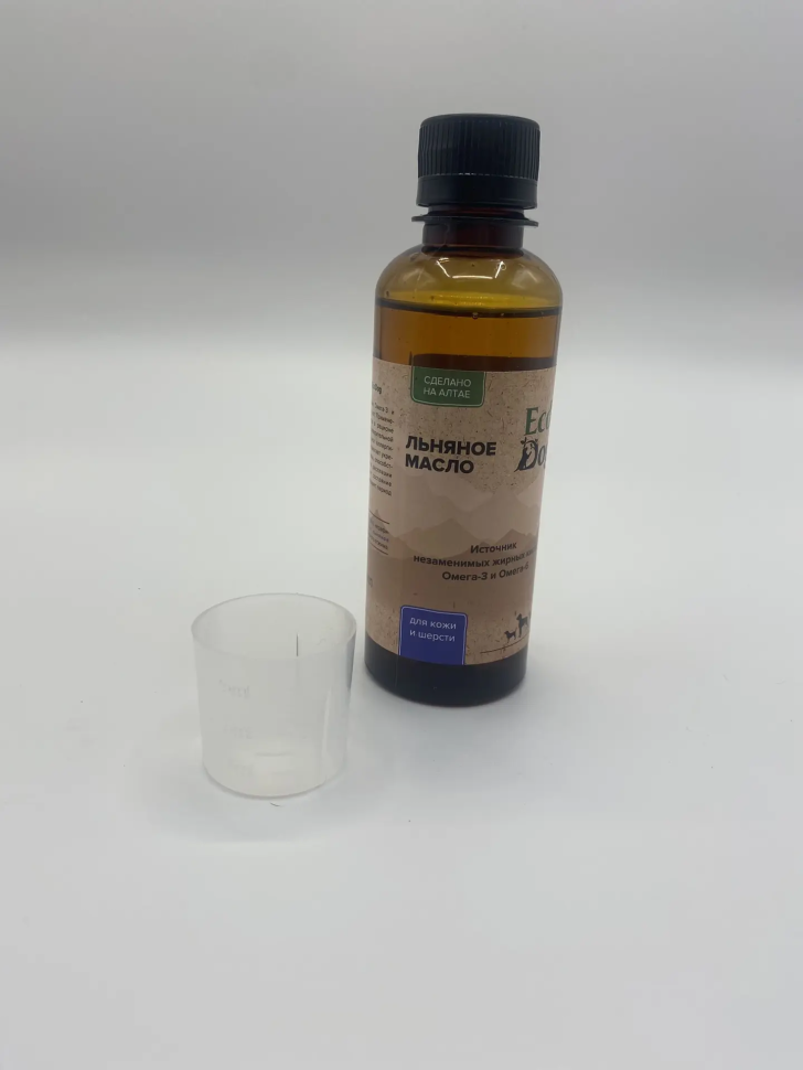 Идальго: Масло льняное для собак и кошек, 200 мл