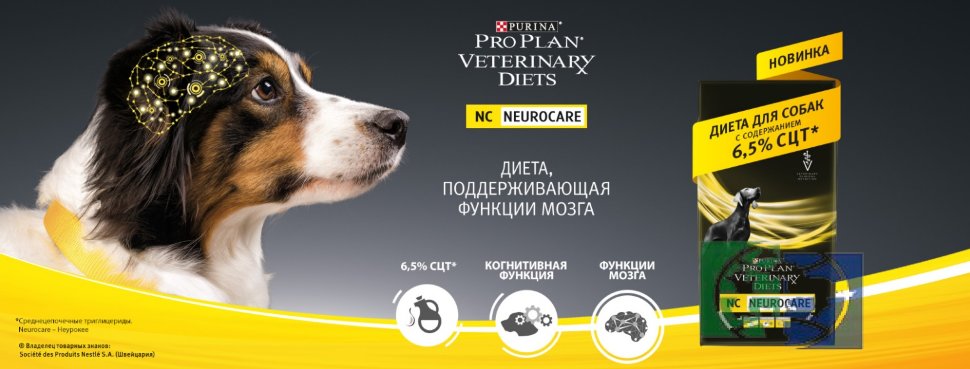 Purina для собак ветдиета NeuroCare Canine Formula для мозговой активности, 3 кг