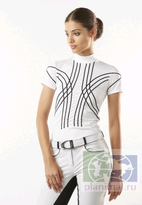 Сavalliera: Рубашка женская ETERNITY TECHNICAL с коротким рукавом, белый, р-р М, 172-308412