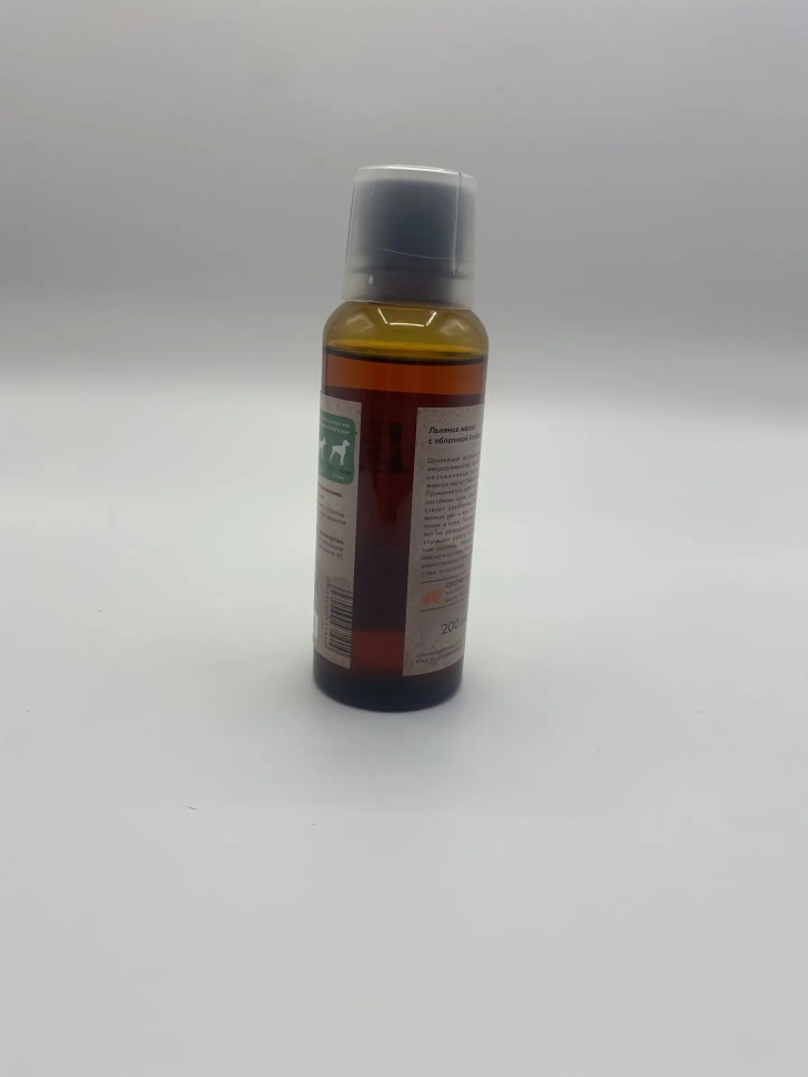 Идальго: Масло льняное с облепихой для собак и кошек, 200 мл