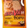 Brava: наполнитель, комкующийся, тофу, original, 10 л