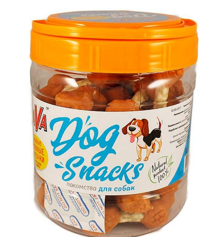 BRAVA лакомство для собак сушеные Куриные кусочки 600 гр.