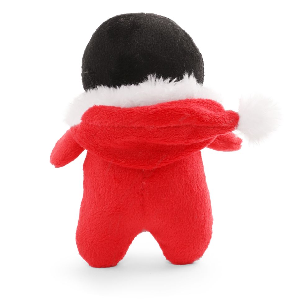 GiGwi X-mas TALES Игрушка мягкая для собак Пингвин в новогоднем костюме с пищалкой 13 см, 85140