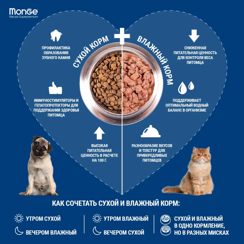 Monge: Dog Monoprotein, корм для собак всех пород, форель с рисом и картофелем, 2,5 кг