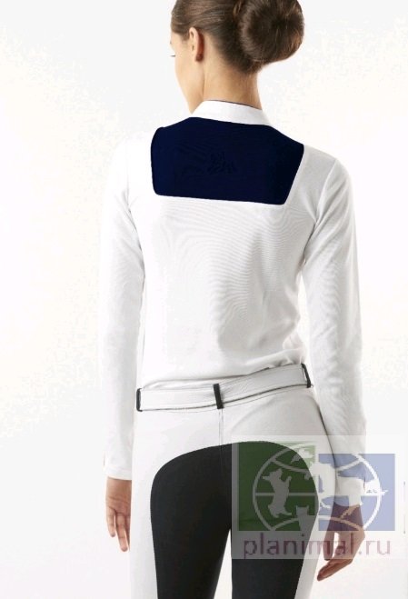 Сavalliera: Рубашка женская SHOW TIME TECHNICAL с длинным рукавом, белый/синий, р-р L, 172-304413