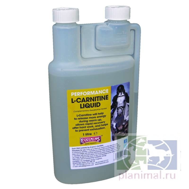 Equimins: Энергетическая добавка/L-Carnitine Liquid, 1 л