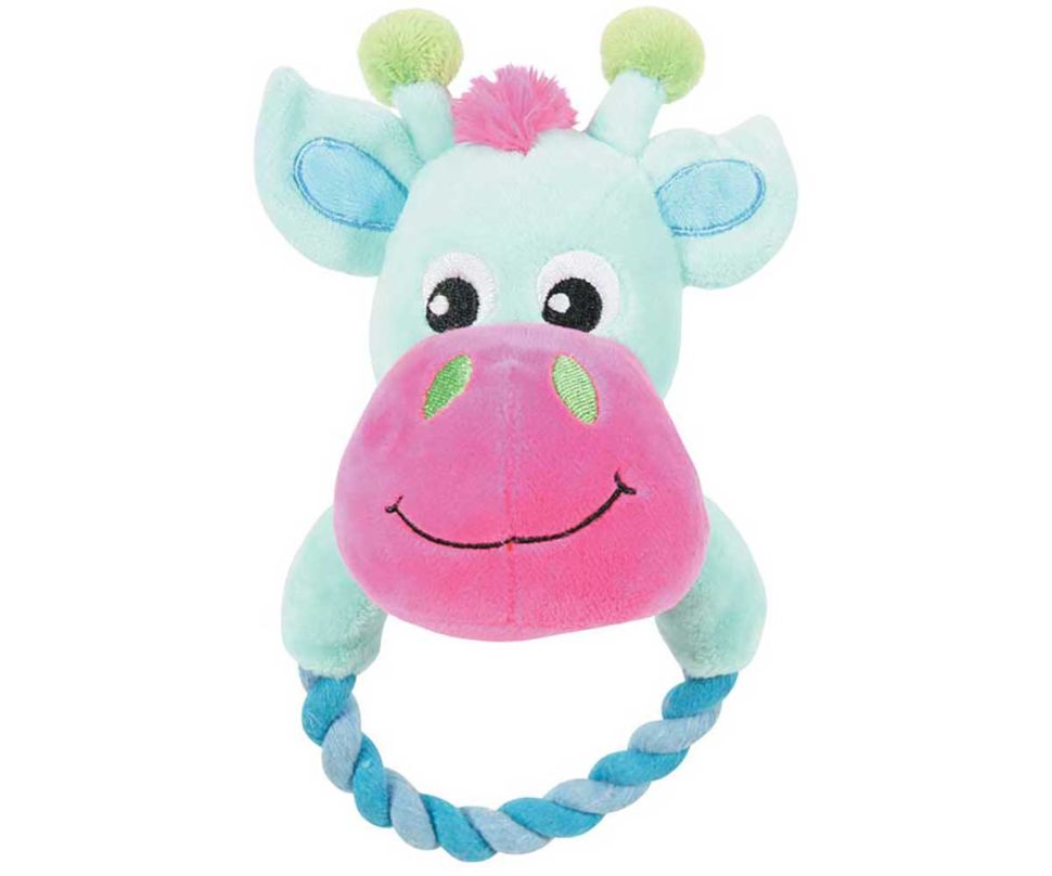 Triol: Игрушка для собак Жираф с кольцом, 90*170 мм, арт. 12141128